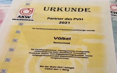Partner of the PVH – VÖLKEL in 1st place